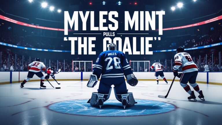 myles mint pulls the goalie