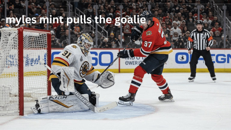 Myles Mint Pulls the Goalie